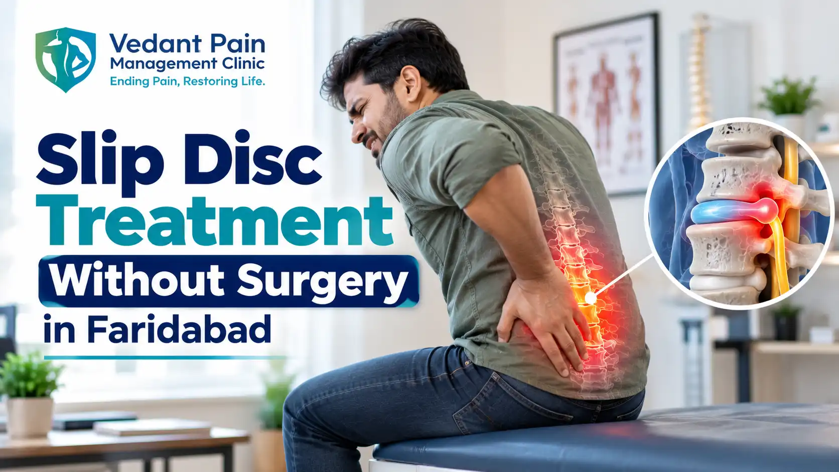 Slip Disc Treatment Without Surgery in Faridabad